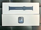 Apple Watch Series 9 41mm Silver Aluminum Storm Blue Sport Band M/L GPS