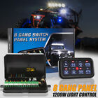 8 Gang LED Light Bar Control Switch Panel Relay System For Can-Am Maverick X3