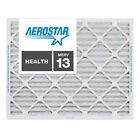 Aerostar 16x20x1 MERV 13 Furnace Air Filter, 12 Pack