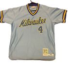 Paul Molitor Mens Mitchell & Ness  Cooperstown Collection 1982 Size 52