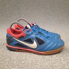 Nike Gato 5 LTR Mens Shoes Size 7.5 Blue Indoor Soccer Sneakers 415122-414 2011