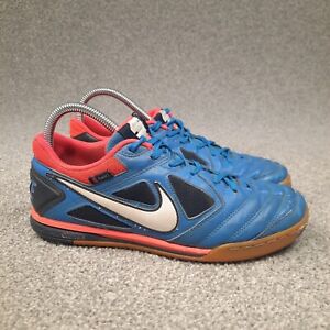 Nike Gato 5 LTR Mens Shoes Size 7.5 Blue Indoor Soccer Sneakers 415122-414 2011