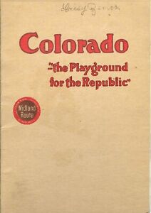 New ListingColorado Midland Railway 1906 Promotional Railroad Booklet -- Shipping Included