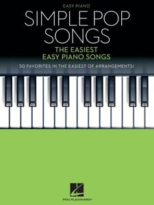 Simple Pop Songs Sheet Music The Easiest Easy Piano Songs Book NEW 001118535