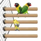 Hamiledyi Bird Perch Bird Stand Bird Cage Accessories Natural Wood Perch 5-Pi