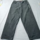 Vintage Pelle Pelle Jeans 34x32 Black Faded Wide Leg Baggy Y2K Skater Relaxed