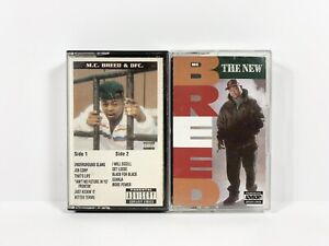 (2) MC Breed Cassette Tapes Lot - 80s 90s Rap Hip-Hop
