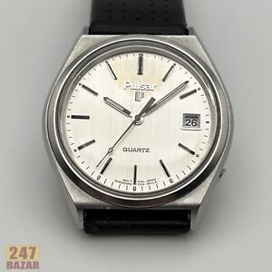 Vintage Pulsar Quartz Men's Watch with Date Y512-8039 Works Great