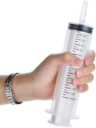 4 Pack 150ml Syringes, Large Plastic Syringe for Scientific Labs, Dispensing New