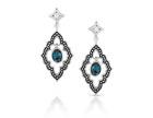 Montana Silversmiths Star Turquoise - Accessories Jewelry Earrings - Er5296