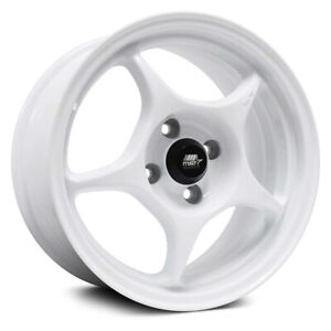 15x7 Glossy White Wheels MST MT46 4x100 35 (Set of 4)  73.1
