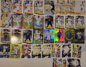 Lot Of 34 Real Madrid Laliga Panini Topps Soccer Cards + Inserts, Refractors
