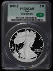 2023 S $1 Proof American Silver Eagle Dollar CACG PR 70 DCAM | Uncirculated UNC