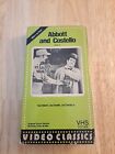 Abbot and Costello Vol 1 VHS Tape Who’s On First Classic B&W Comedy - Uncut