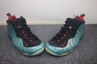 Nike Air Foamposite Size 13 One PRM Gone Fishing 575420-300Green Red Lace No Box