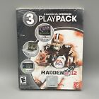 Madden NFL 12 PLAYPACK -  PS3 - 3 Madden NFL Experiences NEW SEALED