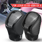 Black PU Leather Gear Shift Knob For Lexus ES350 GS GX460 IS300 NX300 RC RX350