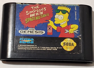 Sega Genesis Simpsons: Bart vs. The Space Mutants Tested Game