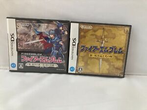 Lot 2 FIRE EMBLEM New Mystery of The Emblem SHADOW DRAGON Nintendo DS NDS From