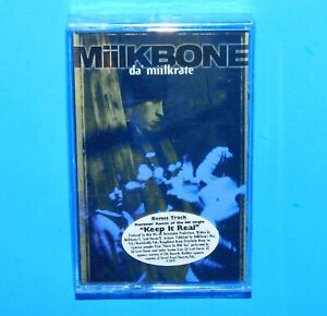 MIILKBONE -DA' MIILKRATE--1995 HIP-HOP w/ AZ & REDMAN SEALED CASSETTE!!!!!