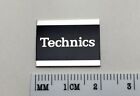 Technics Turntable Logo Badge For Dust Cover Custom Made Metal 20mm x 15mm
