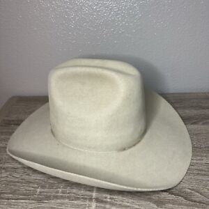VTG Resistol Silver Belly Self-Conforming Felt Cowboy Hat 7 3/4 Stagecoach 4”