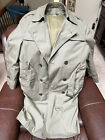 GI USMC All Weather Trench Coat With Lining 65/35 Polycotton 42 R Surplus