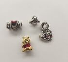 Disney Charms For Bracelets Pooh Bear + Eeyore Mother's Day Charm New
