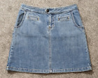 Women's GAP Medium Blue Denim Mini Jean Skirt; Size 2