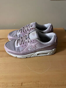 Nike Air Max 90 Women's Plum Fog Camo Purple Sneakers Shoes DC9445 500 Size 8