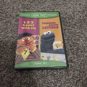 Sesame Street Double Feature 123 Count with Me / Learning About Letters DVD