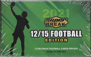 2021 Super Break 12/15 Football Edition Sealed Buyback Hobby Box