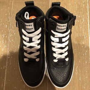Size US 8W - Superdry Mid-cut Sneakers with Side Zippers