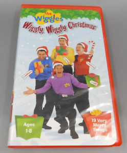 The Wiggles Wiggly, Wiggly, Christmas VHS Vintage Tape Movie TESTED