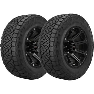 (QTY 2) 285/45R22 Nitto Recon Grappler 114H XL Black Wall Tires (Fits: 285/45R22)