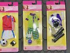 Barbie Totally Sports Fashions lot of 3 BOWLING SOCCER HORSE RIDER outfits NEW