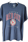 ‘47 Brand Boston Red Sox Double Header T-Shirt Atlas Blue Color Size XL