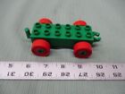 LEGO Duplo Train Car Flat Bed Zoo Parade Truck Vehicle part red g body  wheel