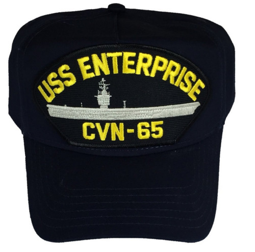USS ENTERPRISE CVN-65 HAT CAP USN NAVY SHIP BIG E AIRCRAFT CARRIER NUCLEAR POWER