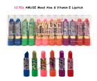 Amuse Mood Color Changing Magic Lipstick with Aloe Vera & Vitamin E, 12 PCs Set
