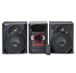 100W Home Audio System Shelf Stereo Bluetooth CD USB with Remote