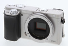 Sony Alpha A6000 ILCE-6000 Mirrorless Silver Digital Camera Body 24.3MP