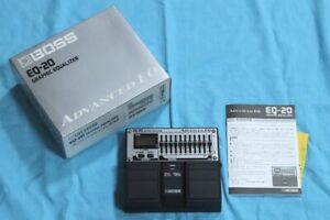 BOSS EQ-20 Graphic Equalizer Advanced EQ Guitar Effect Pedal Tested from Japan