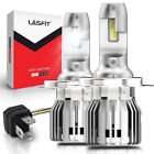 2x H4 9003 LED Headlights Bulbs Hi-Low Beam Conversion Kits 6000K Bright White