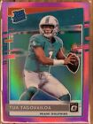 2020 Donruss Optic Tua Tagovailoa Pink Prizm Rated Rookie Card RC #152 Dolphins