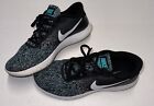Nike Women's Athletic Sneakers Running Shoes 908995-004 Size 8 Black Green
