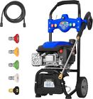 Gas Power Pressure Washer 3100 PSI 2.4 GPM 5 Nozzle Tip 25ft Hose with Soap Tank