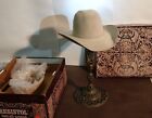 Vintage Resistol 25X Diamond Horseshoe 100% Pure Beaver Cowboy Hat, Size 7 1/4