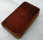 SUPER ANTIQUE LEATHER GEORGIAN BOOK HOLY BIBLE 1806