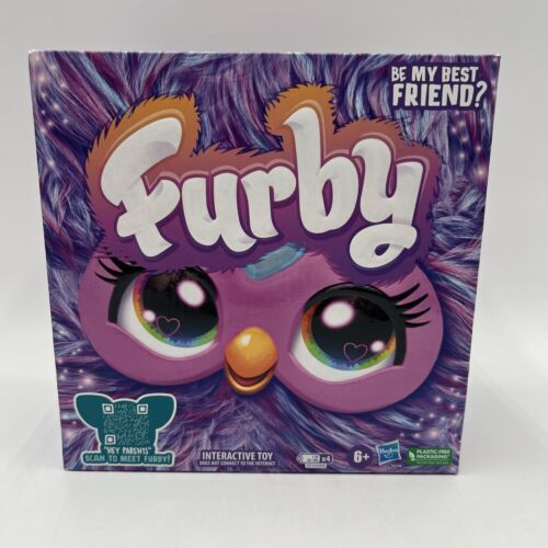 Hasbro Furby Purple Blue Interactive Plush Friendship Toy With Accessories